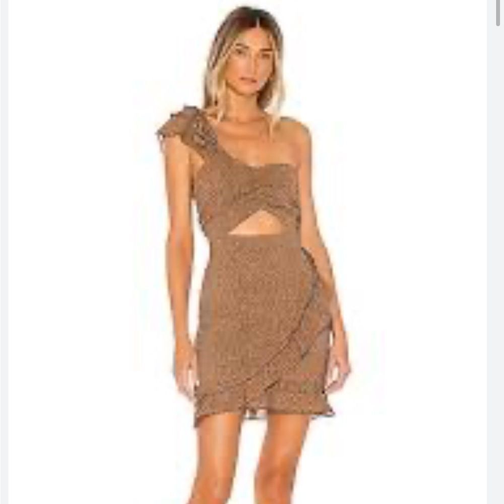 Majorelle DEAN leopard print mini dress XXS new with tags